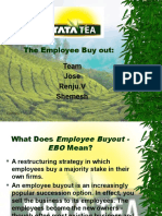 Employee Buyout at Tata Tea Plantations