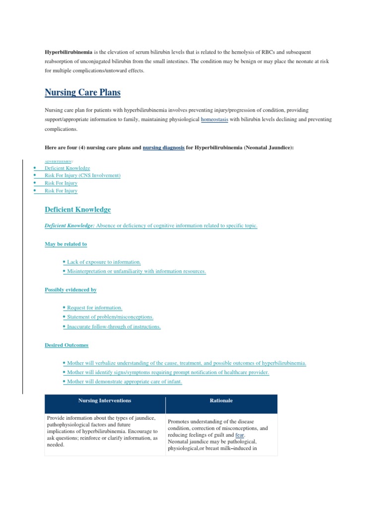 Hyperbilirubinemia PDF Breastfeeding Blood Type