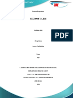 Lembar Pengesahan Hidrostatis Laboratorium Mekanika dan Mesin-Mesin Fluida ITS Surabaya 2019