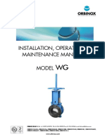 W W W WG G G G: Installation, Operation & Maintenance Manual Model