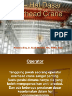  Basic Principle of Overhead Crane Operator