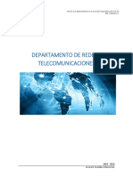 Resumen de servicios y proveedores del departamento de redes