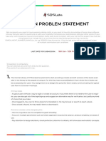 Design Problem Statement: 16th Jan - 11:59 PM