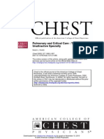 Unattractive Specialty Pulmonary and Critical Care: The: Chest