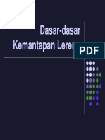 Dasar Kemantapan Lereng