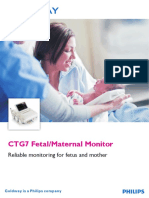 Philips Goldway CTG7 Fetal Monitor