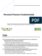 Personal Finance Fundamentals