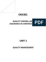 Quality Management in Construction Projects