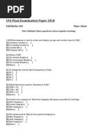 Tally Assignments and Exams2