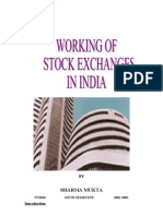 Working of Stock Exchanges