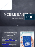 Mobile Banking: by Nadeem Basha