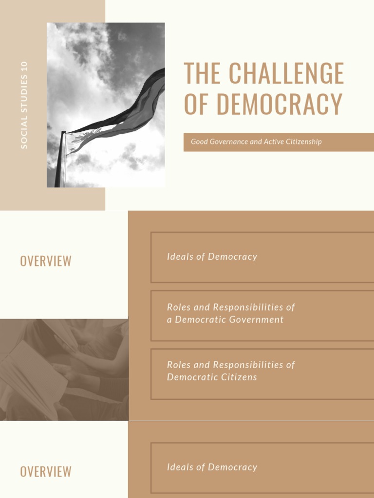 The Challenge of Democracy | PDF | Citizenship | Democracy