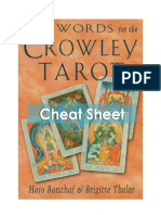 Keywords Tarot Cheat Sheet PDF