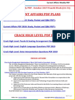 Current Affairs Weekly PDF - October 2019 Fourth Week (24-31) by AffairsCloud