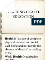 EDUC55 Teaching Health Education