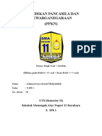 Pendidikan Pancasila Dan Kewarganegaraan (PPKN) : UTS (Semester II) Sekolah Menengah Atas Negeri 11 Surabaya X Ips1