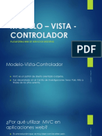 Modelo – Vista - Controlador