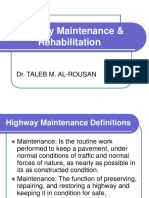 Highway Maintenance & Rehabilitation