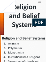 Religion and Belief Systems
