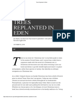Trees Replanted in Eden