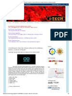 Cara Mengirim Data Dari Arduino Ethernet Ke Database MySQL Localhost Komputer PDF