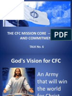 MCR Talk 6the CFC Mission Core Mission and Commitment