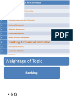 Banking & Financial Institution: SR - No