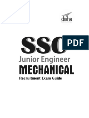 Ssc Junior Engineer Mechanical Recruitment Exam Guide 3rd Edition Pdf Heat Temperature