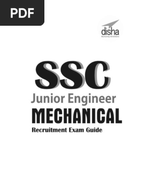 Ssc Junior Engineer Mechanical Recruitment Exam Guide 3rd Edition Pdf Heat Temperature