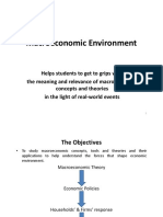 Macroeconomic Environment