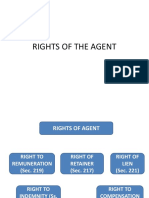 Rights of Agent