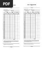 CSCForm48 DailyTimeRecord (DTR)