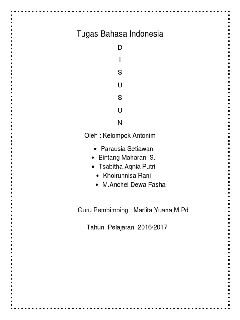 Rincian Pementasan Drama 