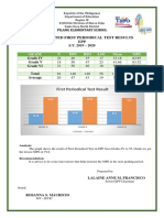 Consolidated First Periodical Test Results EPP