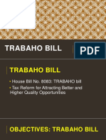 Trabaho Bill: Group Vi