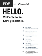 Hello.: Welcome To VA. Let's Get Started