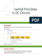 Fundamental Principles in DC Circuits: - Mmartin