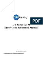 DT Series ATM Error Code Reference Manual Title
