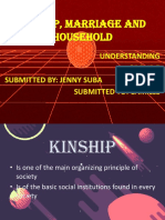 Kinship, Marriage and Household: Understanding Group 7 Submitted By: Jenny Suba Submitted To: Camille