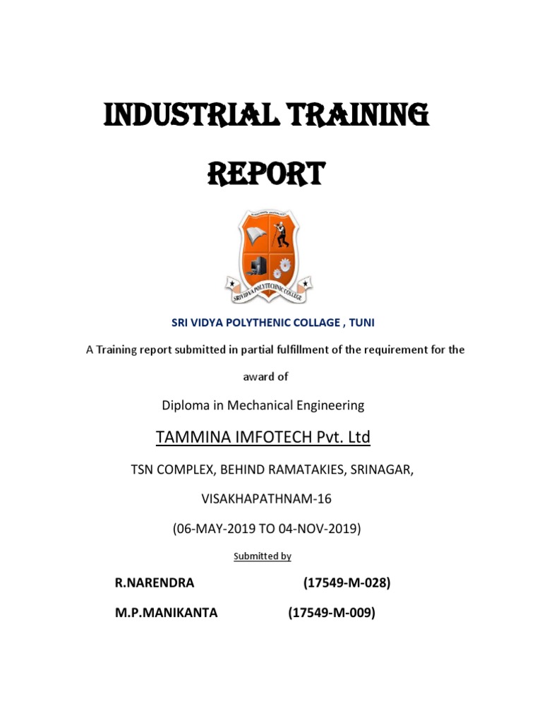 Mechanical Engineering Training | PDF | Technology & Engineering