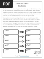 cause and effect worksheet