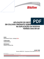 Orientação Técnica Bidim - Aplicação de Geossintético