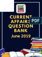 Current Affairs Question Bank June 2019