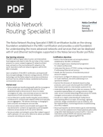 Nokia NRS-I Certification Overview | PDF | Computer Network | Internet ...