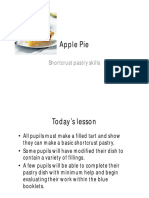 A Description About How Apple Pie Is Made