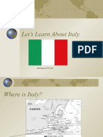 Let's Learn About Italy