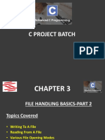 Advance C Project Chapter 3 (Introduction To F9ile Handling in C - Part 2)