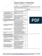 Lesson Planning Observation Checklist Ateneu