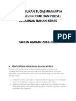 Mengajukan Tugas Prakarya Tentang Produk Dan Proses Kerajinan Bahan Keras