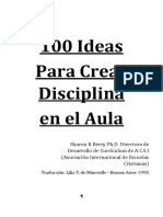 100 Ideas para Crear Disciplina en El Aula - Edición 2018